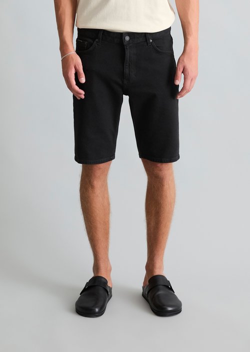 Jean shorts model Mats tapered — Black