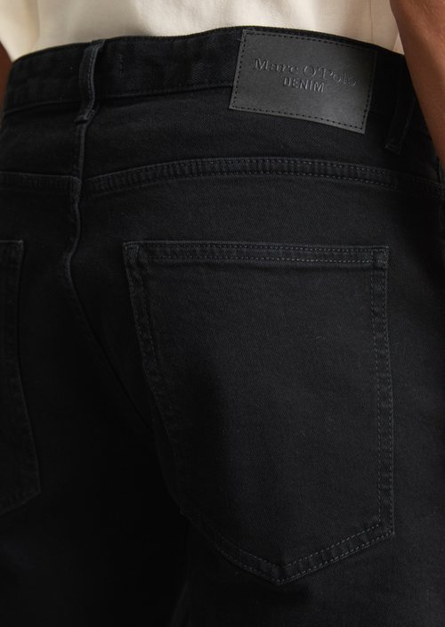 Jean shorts model Mats tapered — Black