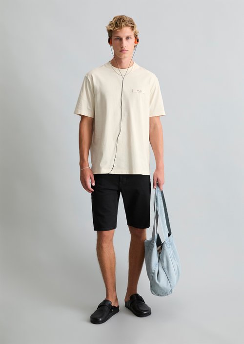 Jean shorts model Mats tapered — Black