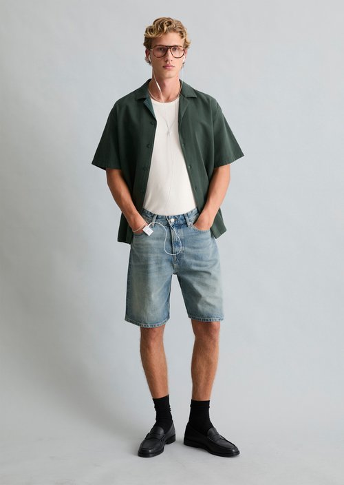 Denim shorts model Kalle relaxed — Light Blue