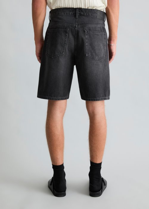 Denim shorts model Kalle relaxed — Dark Grey