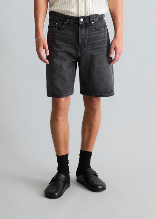 Denim shorts model Kalle relaxed — Dark Grey