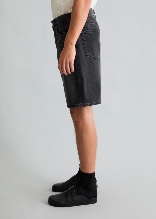 Denim shorts model Kalle relaxed — Dark Grey
