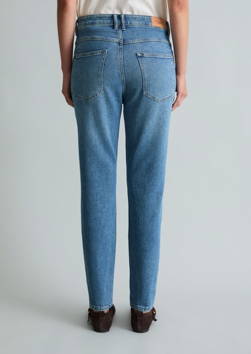 Jeans model Freja boyfriend ankle-length — Light Blue