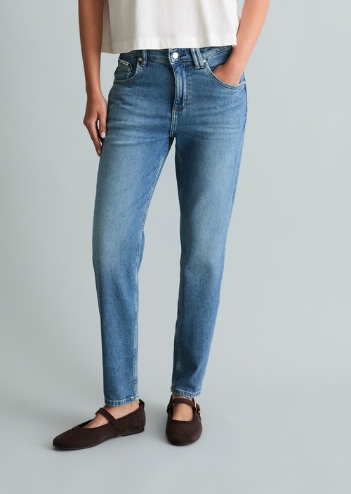 Jeans model Freja boyfriend ankle-length — Light Blue