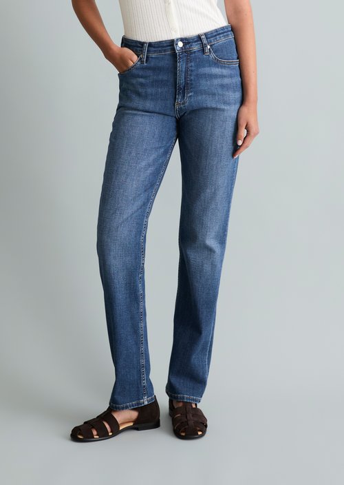 Jeans model Olina straight — Dark Blue