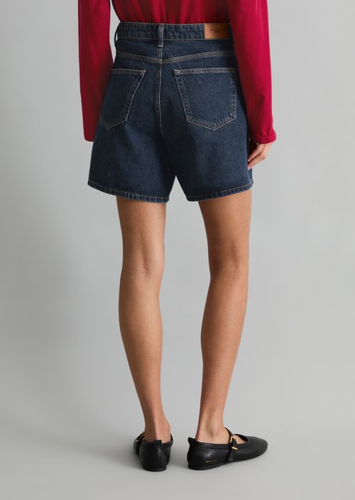 Denim shorts model Filda relaxed — Dark Blue