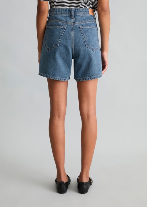 Denim shorts model Filda relaxed — Medium Blue