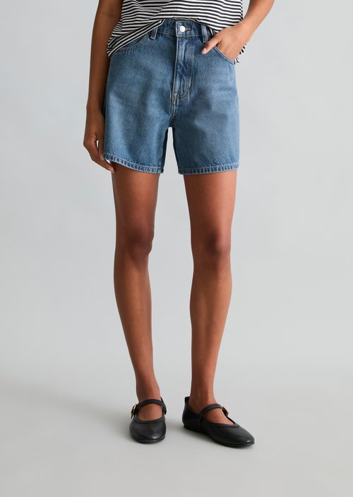 Denim shorts model Filda relaxed — Medium Blue