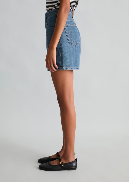 Denim shorts model Filda relaxed — Medium Blue