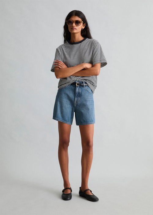 Denim shorts model Filda relaxed — Medium Blue
