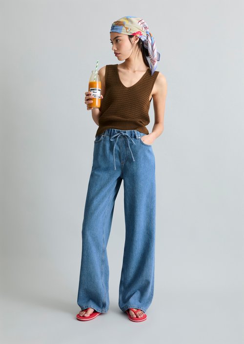 Jeans model Tomma wide — Medium Blue