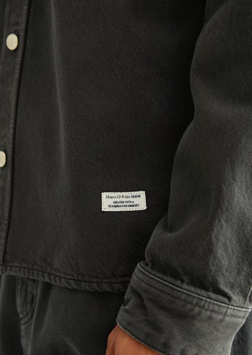 Regular denim shirt — Dark Green