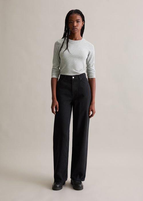 Jeans model Tomma wide — Black
