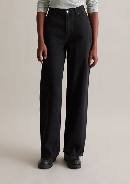 Jeans model Tomma wide — Black
