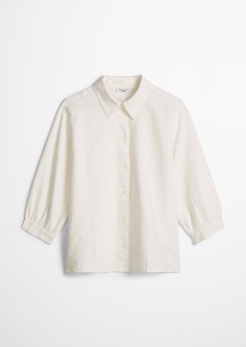 Relaxed blouse — Silky White