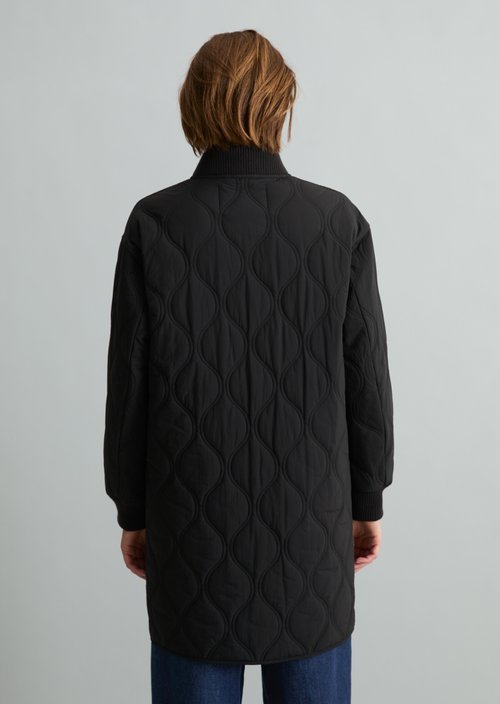Quilted jacket regular — Black