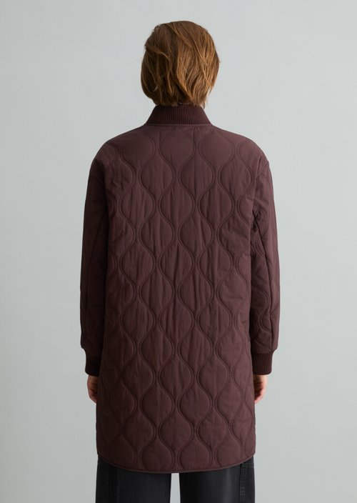 Quilted jacket regular — Espresso Brown