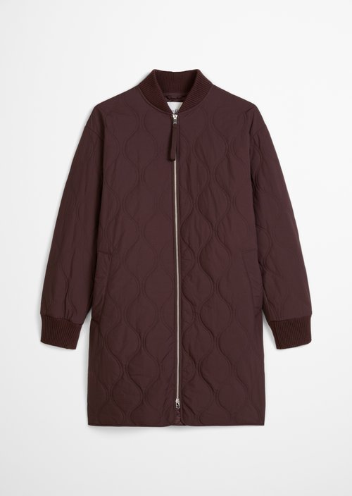 Quilted jacket regular — Espresso Brown