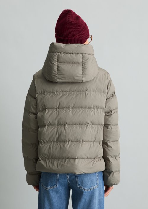 Regular-Fit Quilted Jacket — Dolphin