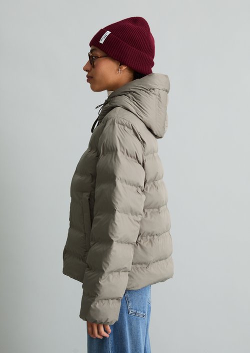 Regular-Fit Quilted Jacket — Dolphin