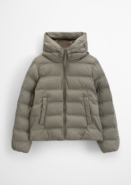 Regular-Fit Quilted Jacket — Dolphin