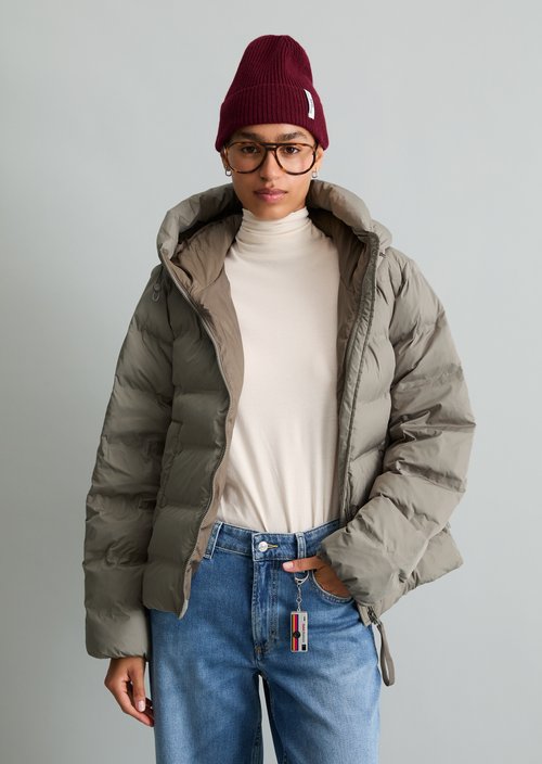 Regular-Fit Quilted Jacket — Dolphin