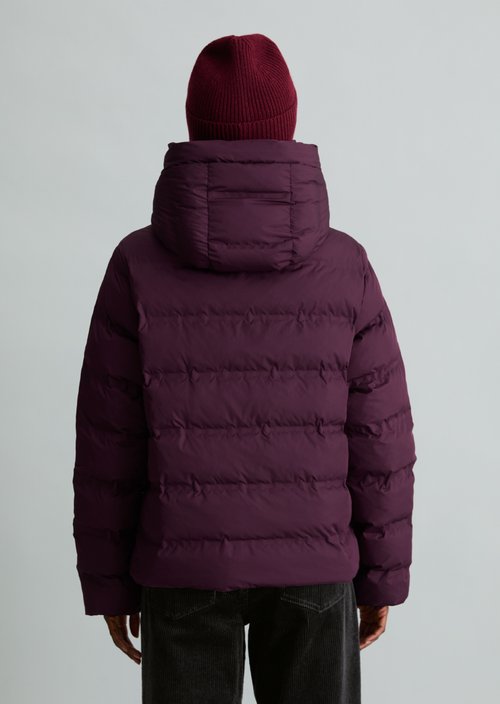 Regular-Fit Quilted Jacket — Mahagony Jam