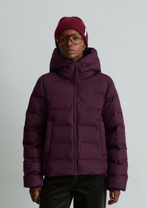 Regular-Fit Quilted Jacket — Mahagony Jam