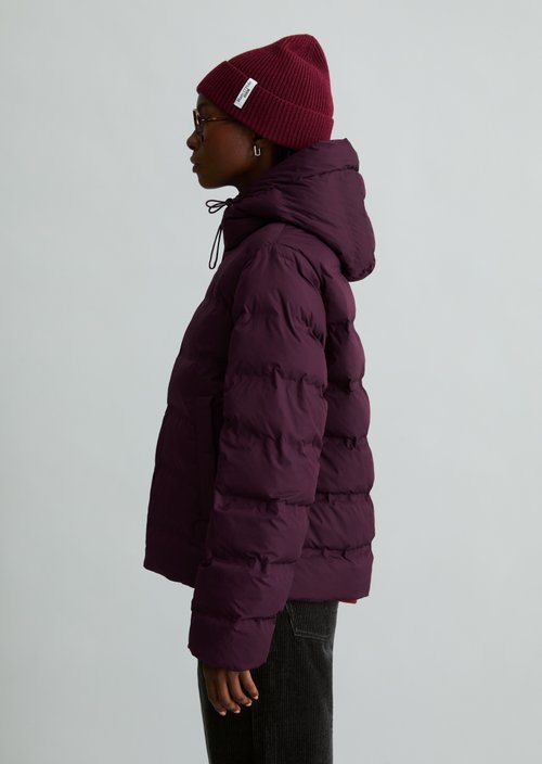 Regular-Fit Quilted Jacket — Mahagony Jam