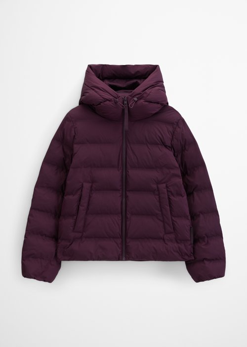 Regular-Fit Quilted Jacket — Mahagony Jam