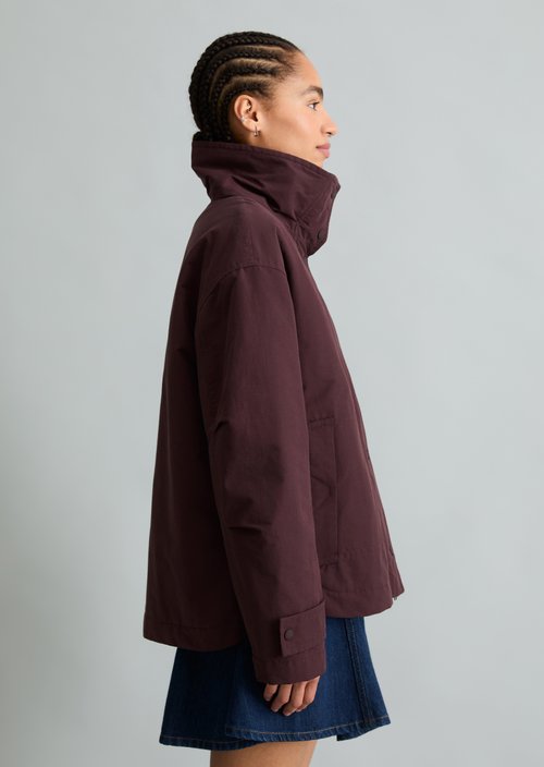 Casual Outdoor Jacket — Burnt Aubergine