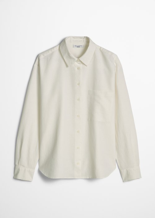 Relaxed blouse — Silky White