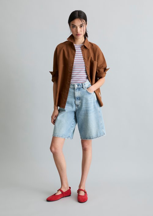 Relaxed blouse — Umbra Brown