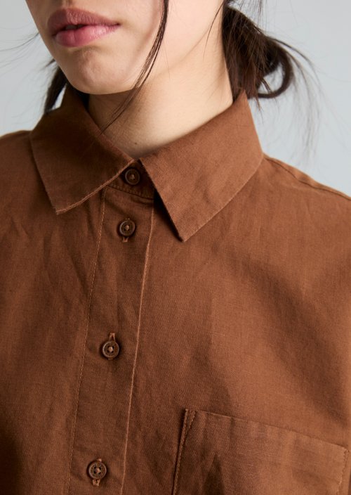 Relaxed blouse — Umbra Brown