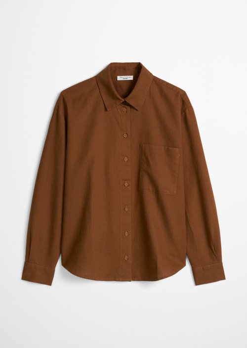 Relaxed blouse — Umbra Brown