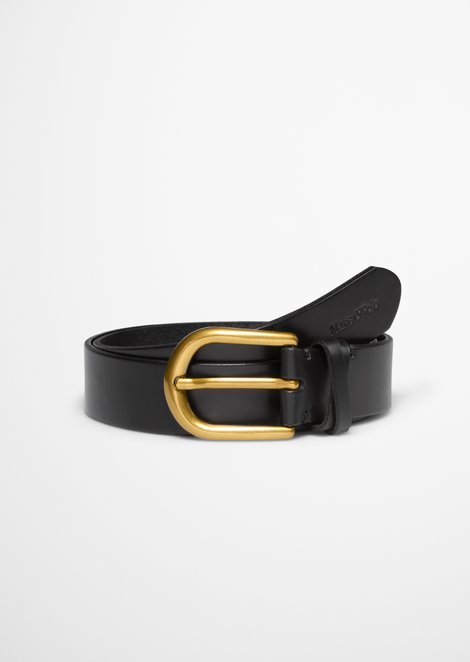 Marc O'Polo Riem, Dames, zwart, 70, 100% Leer