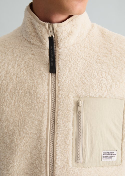 Regular Teddy Vest — Dusty Field