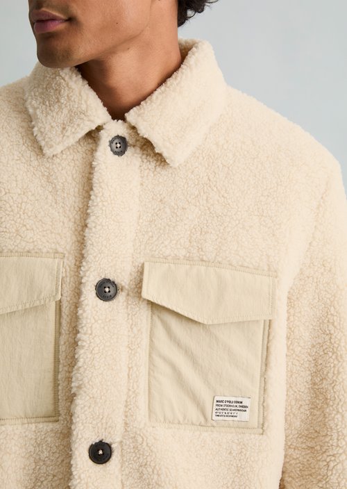 Plush Jacket, Regular Fit — Dusty Field