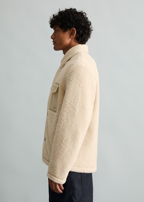 Plush Jacket, Regular Fit — Dusty Field