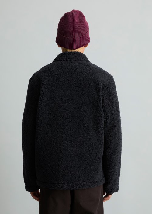 Plush Jacket, Regular Fit — Dark Navy