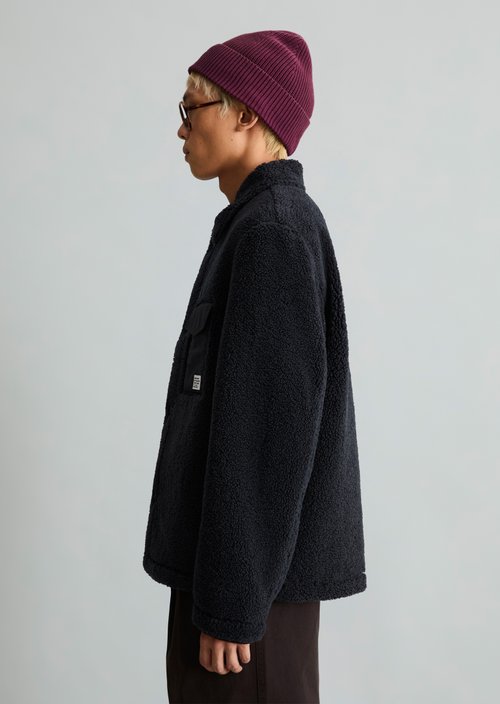 Plush Jacket, Regular Fit — Dark Navy