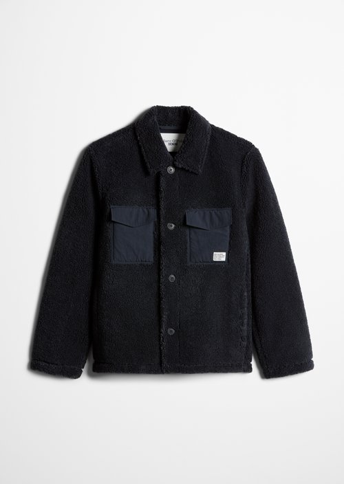 Plush Jacket, Regular Fit — Dark Navy