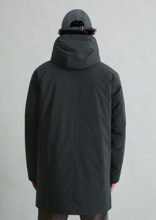 Regular-Fit Functional Parka — Black