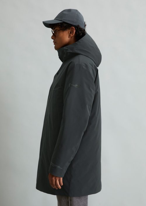 Regular-Fit Functional Parka — Black