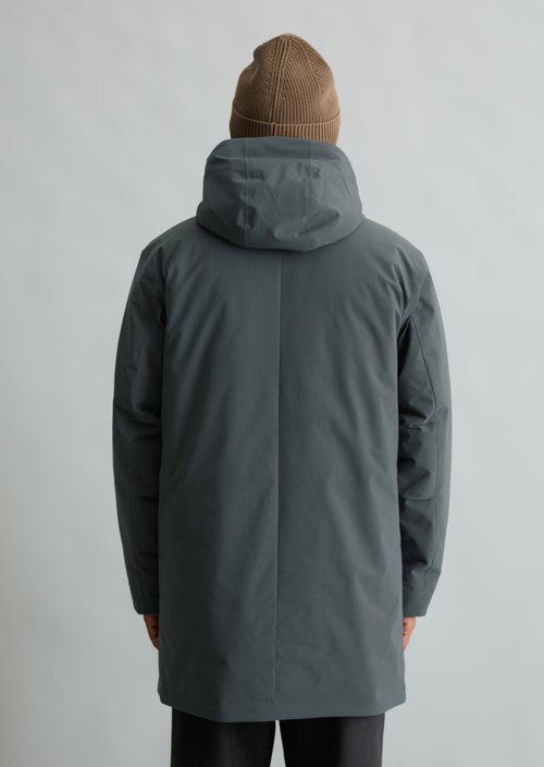 Regular-Fit Functional Parka — Light Graphite