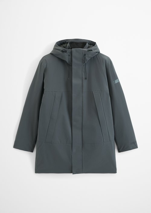 Regular-Fit Functional Parka — Light Graphite