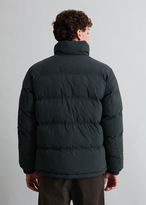 Quilted Jacket, Regular Fit — Black