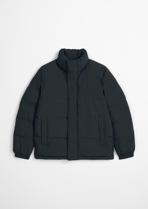 Quilted Jacket, Regular Fit — Black