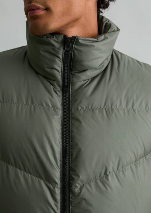 Daunenweste regular Green Jasper in Detailansicht